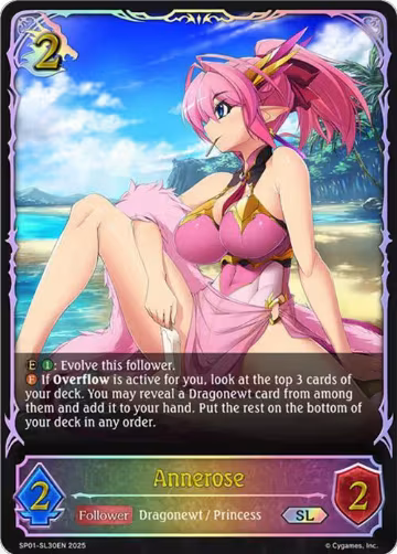 Annerose (SL) (SP01-SL30EN), Seaside Memories — Shadowverse card price