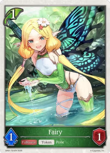 Fairy (SP01-T01EN), Seaside Memories — Shadowverse card price