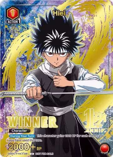 Hiei (081) (Winner) (UEPR/YYH-1-081), Union Arena Promotion Cards — Union Arena card price
