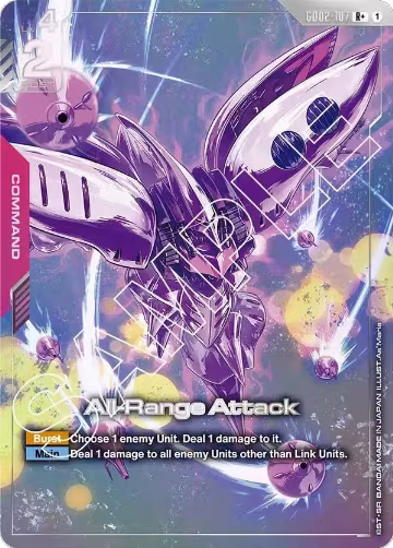 All-Range Attack (R+) (GD02-107), Dual Impact — Gundam card price