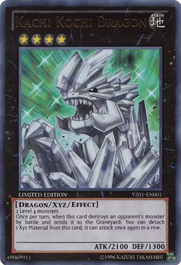 Kachi Kochi Dragon (YZ01-EN001), Yu-Gi-Oh! ZEXAL Manga Promotional Cards — Yu-Gi-Oh! card price