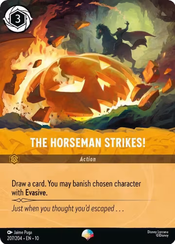 The Horseman Strikes! (Epic) (207/204), Whispers in the Well — Lorcana card price