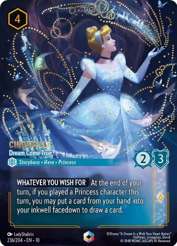 Cinderella - Dream Come True (Enchanted) (236/204) — card price