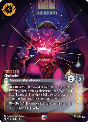 Goliath - Clan Leader (Enchanted) (238/204), Whispers in the Well — Lorcana card price