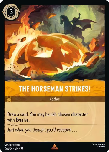 The Horseman Strikes! (29/204), Whispers in the Well — Lorcana card price