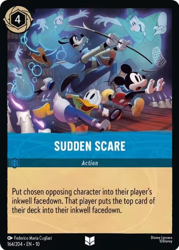 Sudden Scare (164/204), Whispers in the Well — Lorcana card price