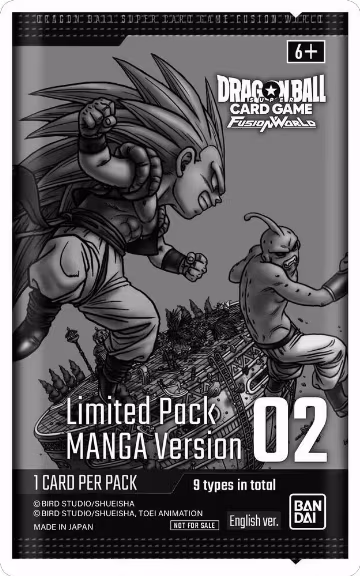 Limited Pack MANGA Version 02, Tournament and Championship Promos — DB Fusion card price
