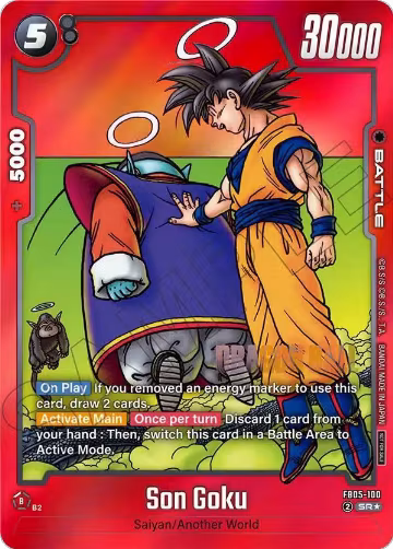 Son Goku - FB05-100 (Limited Pack MANGA Version 02) (FB05-100), Tournament and Championship Promos — DB Fusion card price