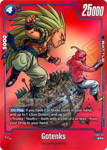 Gotenks - FS02-03 (Limited Pack MANGA Version 02) (FS02-03), Tournament and Championship Promos — DB Fusion card price
