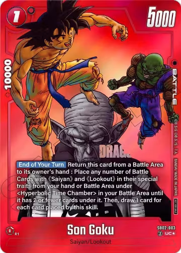 Son Goku - SB02-003 (Limited Pack MANGA Version 02) (SB02-003), Tournament and Championship Promos — DB Fusion card price