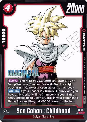 Son Gohan : Childhood - FP-057 (FP-057), Tournament and Championship Promos — DB Fusion card price