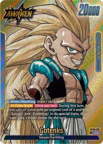 Gotenks - SB02-017 (Gold) (SB02-017), Manga Booster 02 — DB Fusion card price