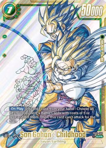 Son Gohan : Childhood - FB01-140 (FB01-140), Manga Booster 02 — DB Fusion card price