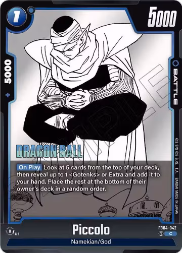 Piccolo - FB04-042 (FB04-042), Manga Booster 02 — DB Fusion card price