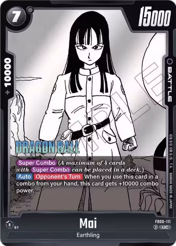 Mai (FB06-111), Manga Booster 02 — DB Fusion card price