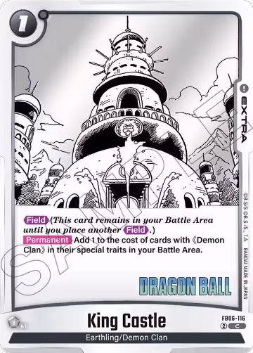 King Castle (FB06-116), Manga Booster 02 — DB Fusion card price
