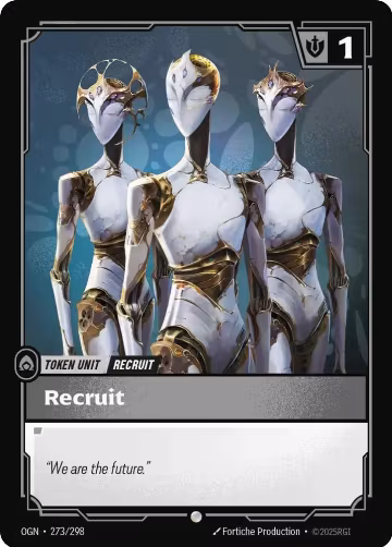 Recruit (273) // Buff (273/298), Origins — Riftbound card price