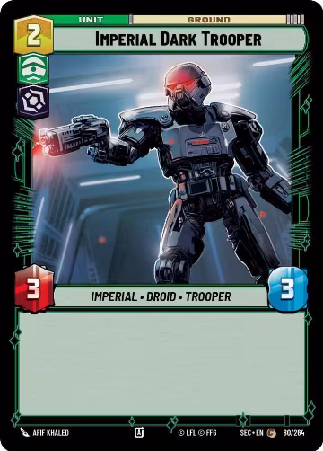 Imperial Dark Trooper (80/264), Secrets of Power — Star Wars card price