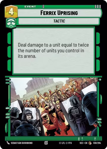 Ferrix Uprising (130/264), Secrets of Power — Star Wars card price