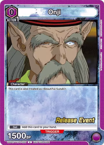 Onji (UEPR/YYH-1-005), Yu Yu Hakusho: Ghost Files Release Event Cards — Union Arena card price