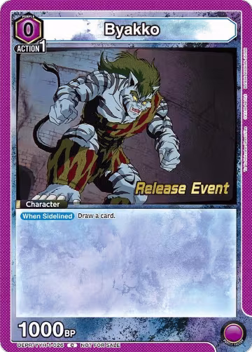 Byakko (UEPR/YYH-1-026), Yu Yu Hakusho: Ghost Files Release Event Cards — Union Arena card price
