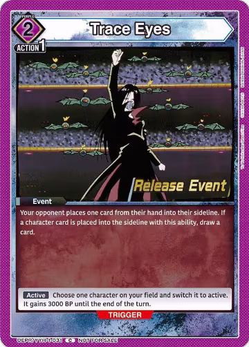 Trace Eyes (UEPR/YYH-1-031), Yu Yu Hakusho: Ghost Files Release Event Cards — Union Arena card price