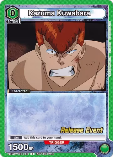 Kazuma Kuwabara (040) (UEPR/YYH-1-040), Yu Yu Hakusho: Ghost Files Release Event Cards — Union Arena card price