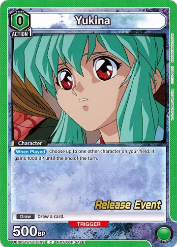 Yukina (059) (UEPR/YYH-1-059), Yu Yu Hakusho: Ghost Files Release Event Cards — Union Arena card price