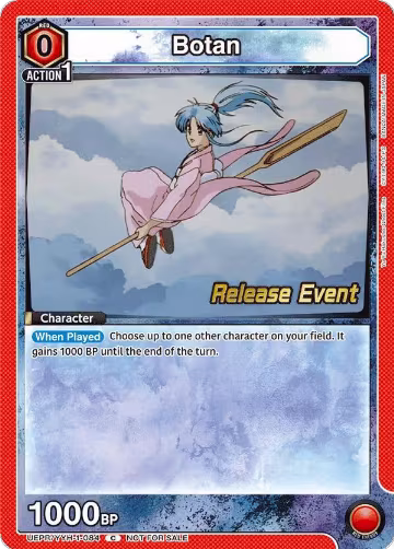 Botan (084) (UEPR/YYH-1-084), Yu Yu Hakusho: Ghost Files Release Event Cards — Union Arena card price