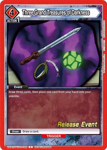 Three Grand Treasures of Darkness (UEPR/YYH-1-099), Yu Yu Hakusho: Ghost Files Release Event Cards — Union Arena card price