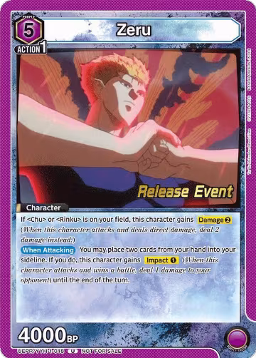 Zeru (UEPR/YYH-1-018), Yu Yu Hakusho: Ghost Files Release Event Cards — Union Arena card price