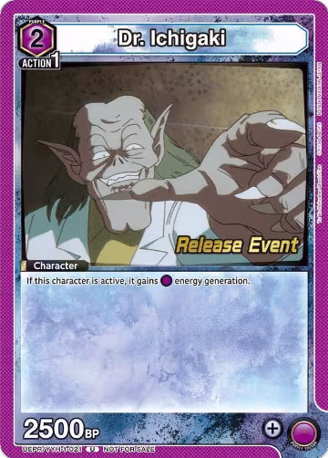 Dr. Ichigaki (UEPR/YYH-1-021), Yu Yu Hakusho: Ghost Files Release Event Cards — Union Arena card price