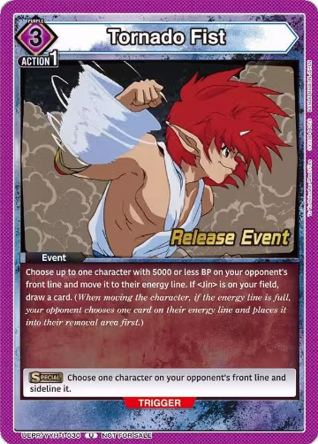 Tornado Fist (UEPR/YYH-1-030), Yu Yu Hakusho: Ghost Files Release Event Cards — Union Arena card price