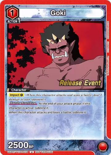 Goki (078) (UEPR/YYH-1-078), Yu Yu Hakusho: Ghost Files Release Event Cards — Union Arena card price