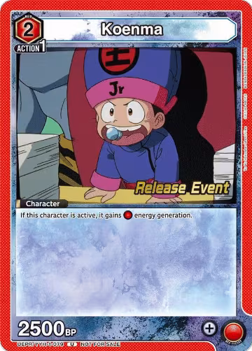 Koenma (079) (UEPR/YYH-1-079), Yu Yu Hakusho: Ghost Files Release Event Cards — Union Arena card price