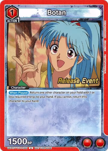 Botan (085) (UEPR/YYH-1-085), Yu Yu Hakusho: Ghost Files Release Event Cards — Union Arena card price