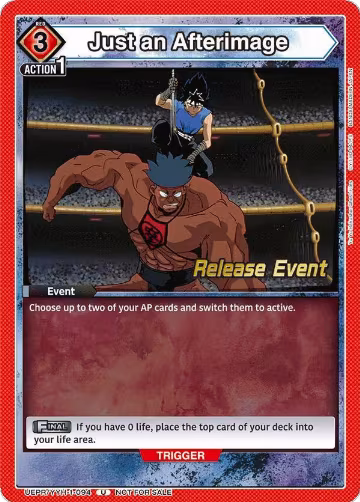 Just an Afterimage (UEPR/YYH-1-094), Yu Yu Hakusho: Ghost Files Release Event Cards — Union Arena card price