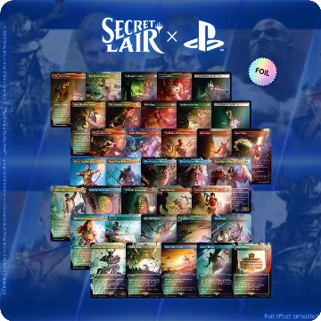 Secret Lair x Playstation Superdrop: Foil Trophy Bundle, Secret Lair Drop Series — Magic sealed product price