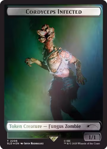 Cordyceps Infected Token (2206) (Rainbow Foil) (2206), Secret Lair Drop Series — Magic card price