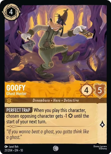 Goofy - Ghost Hunter (21/204), Whispers in the Well — Lorcana card price