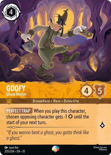 Goofy - Ghost Hunter (Epic) (205/204), Whispers in the Well — Lorcana card price