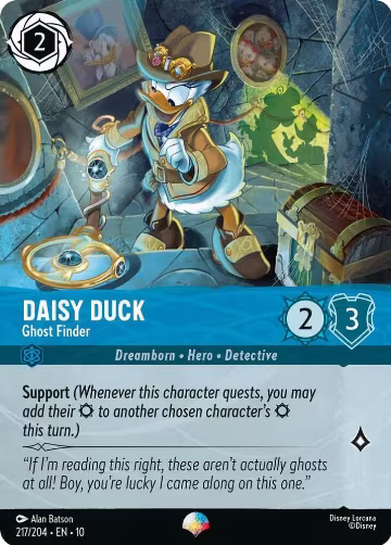 Daisy Duck - Ghost Finder (Epic) (217/204), Whispers in the Well — Lorcana card price