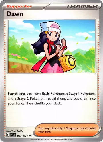 Dawn (087/094), Phantasmal Flames — Pokémon card price