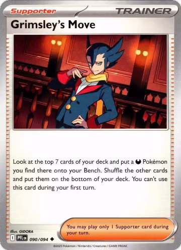 Grimsley's Move (090/094), Phantasmal Flames — Pokémon card price