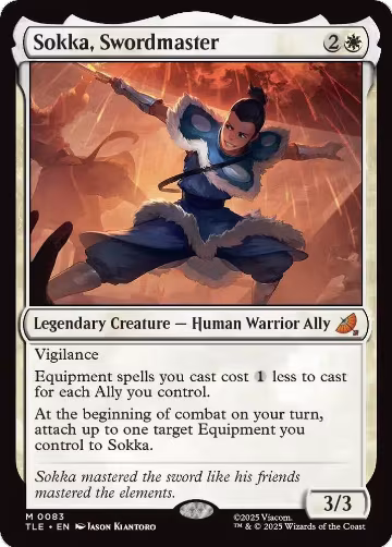 Sokka, Swordmaster (83), Avatar: The Last Airbender: Eternal-Legal — Magic card price