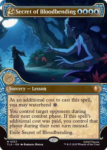 Secret of Bloodbending (Showcase) (337), Avatar: The Last Airbender — Magic card price