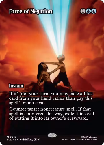 Force of Negation (Borderless) (13), Avatar: The Last Airbender: Eternal-Legal — Magic card price