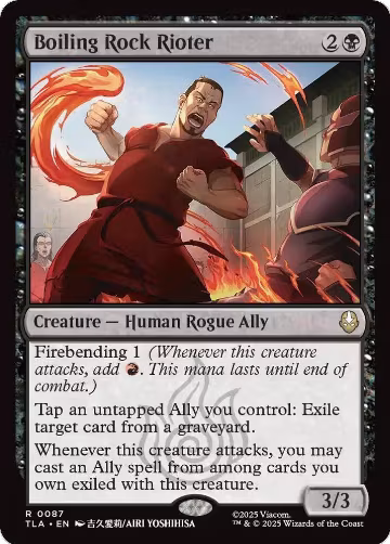 Boiling Rock Rioter (87), Avatar: The Last Airbender — Magic card price