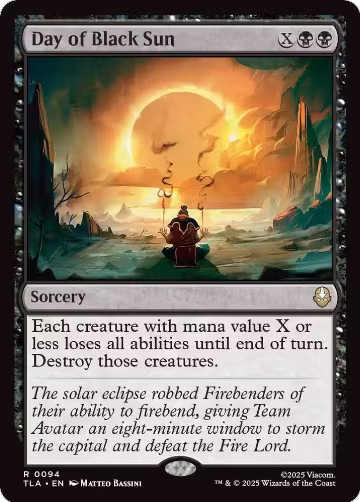 Day of Black Sun (94), Avatar: The Last Airbender — Magic card price