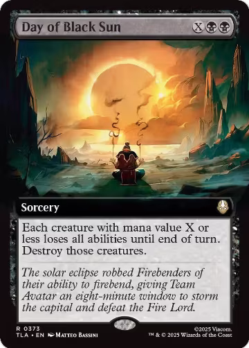 Day of Black Sun (Extended Art) (373), Avatar: The Last Airbender — Magic card price